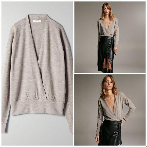 Babaton Jotham fine-knit merino wool sweater sizeS